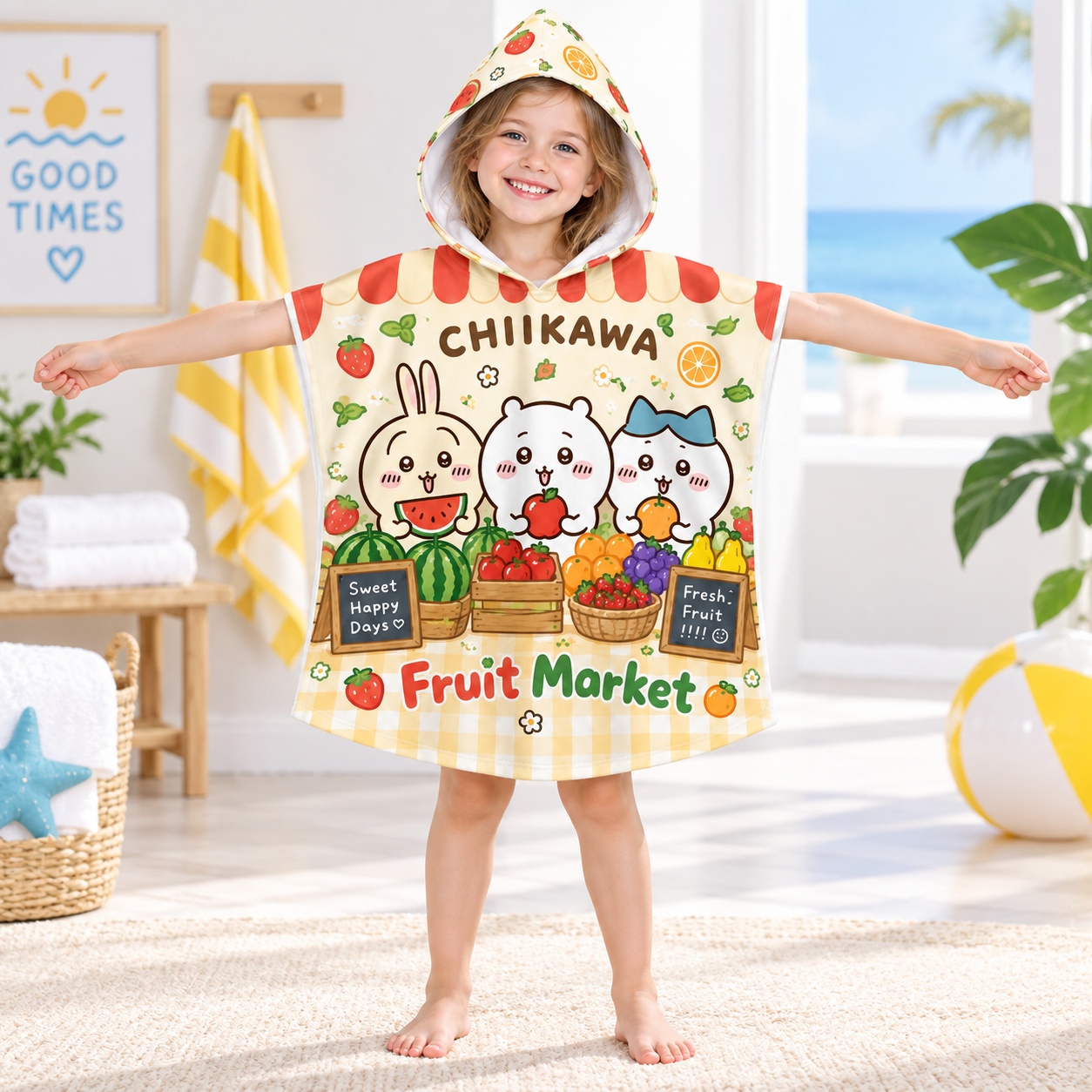 Travel Accessories Baby - Serviette à capuche mignonne pour enfants,