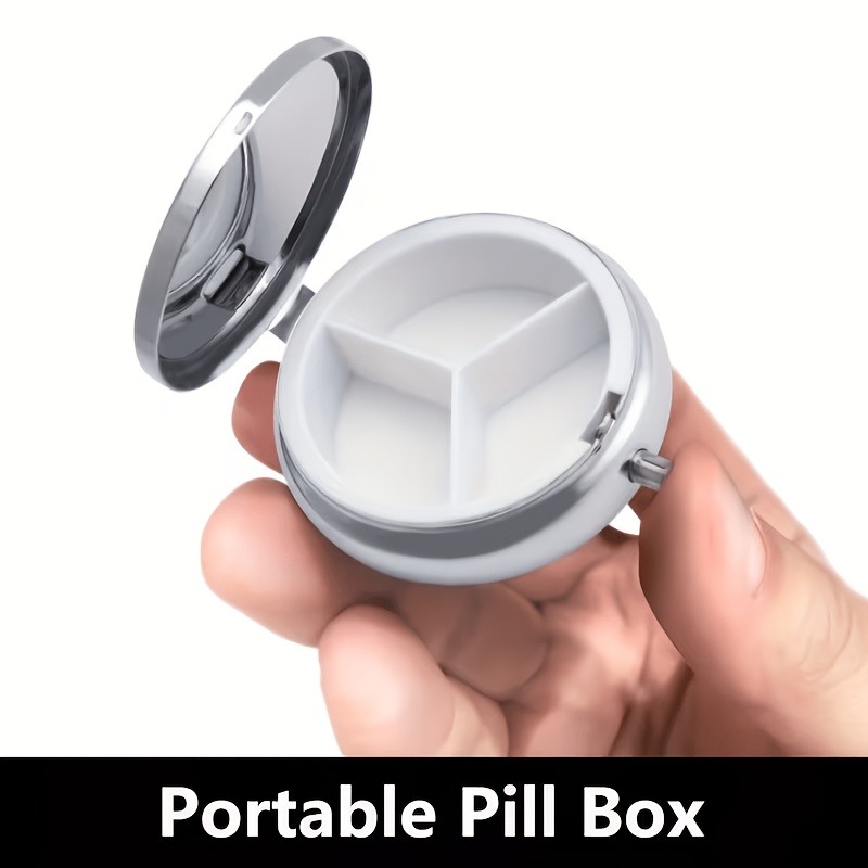 1 boîte à pilules ronde et pla - Travel Accessories As Gifts avis et prix